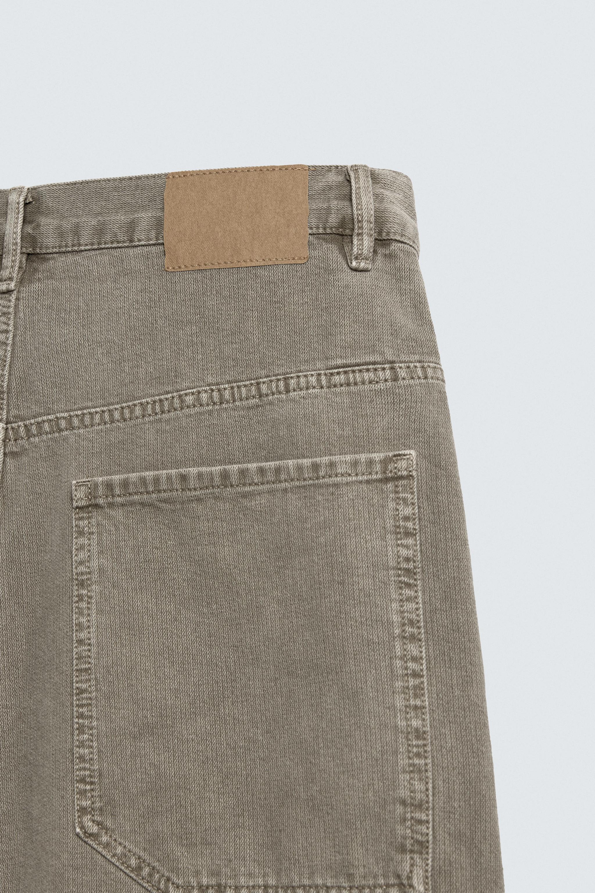 STRUCTURED BALLOON FIT DENIM SHORTS